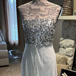 Deb Silver Sequin Dress